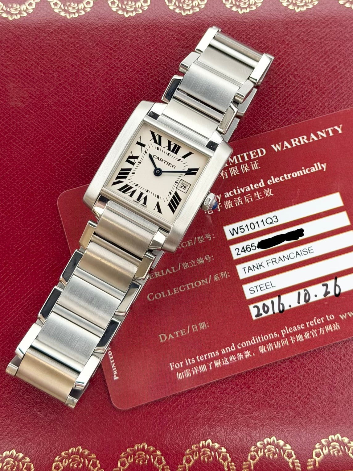 Cartier Tank Francaise