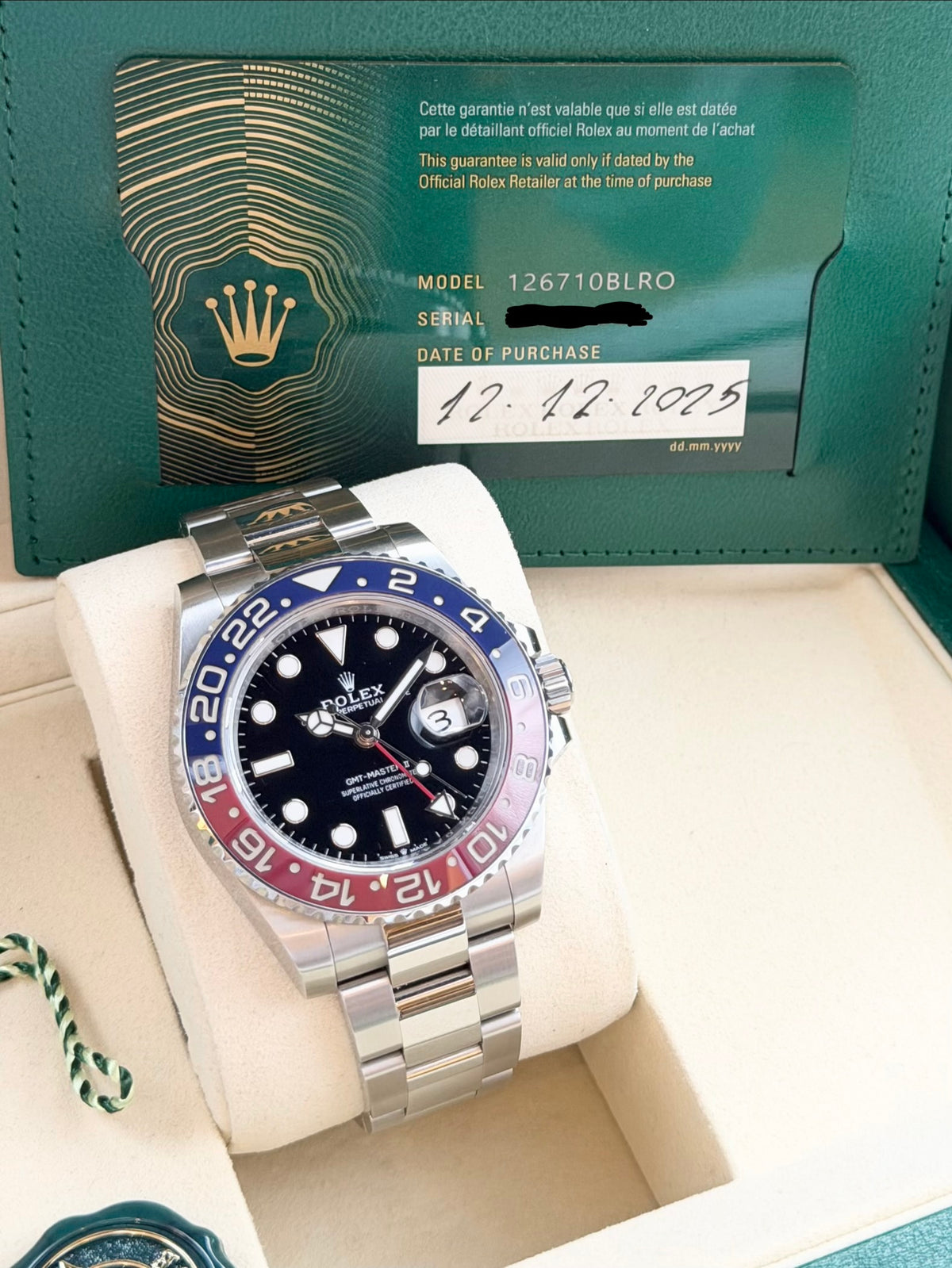 Rolex GMT-Master II 126710BLRO