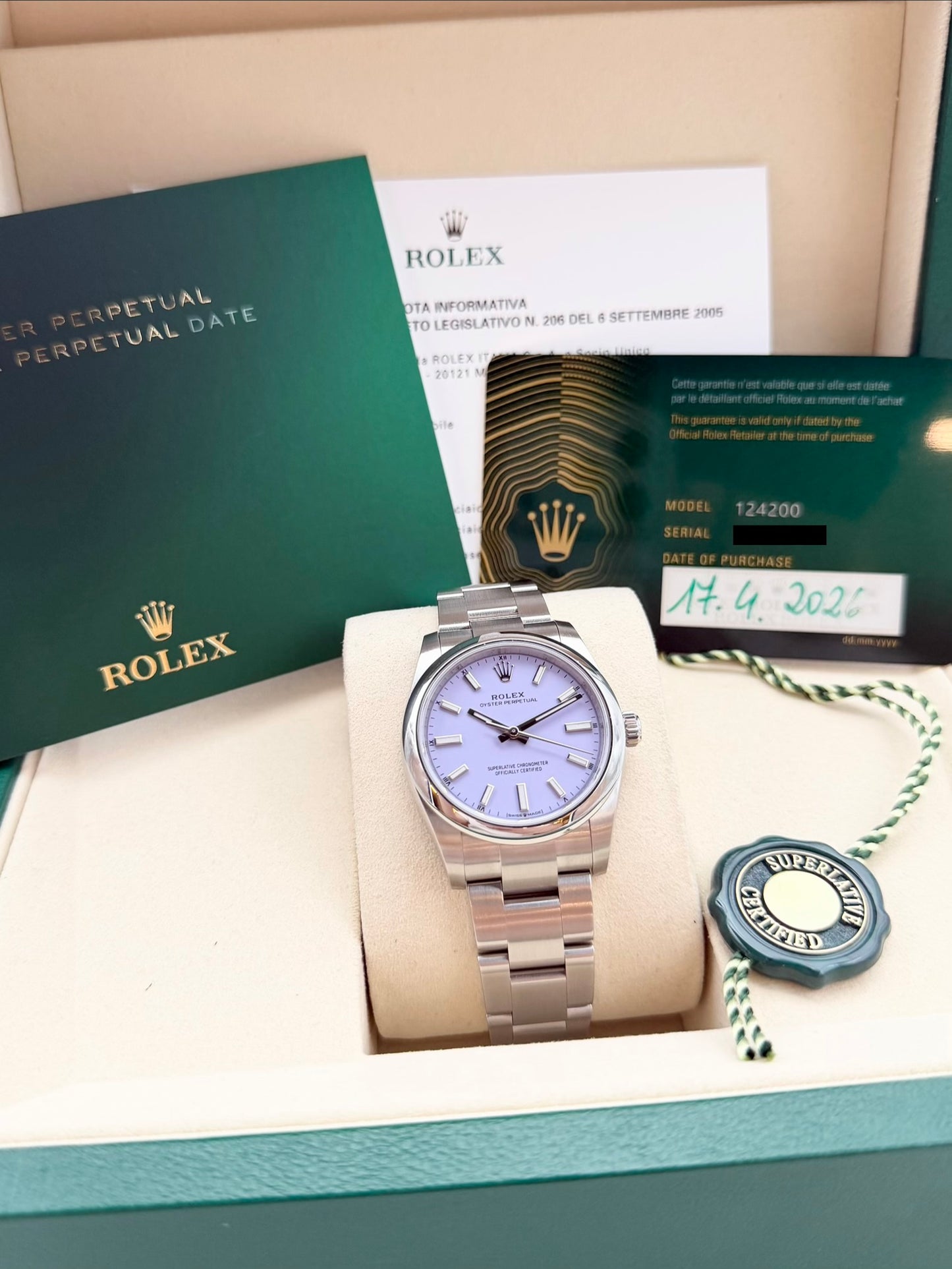 Rolex Oyster Perpetual 34 124200